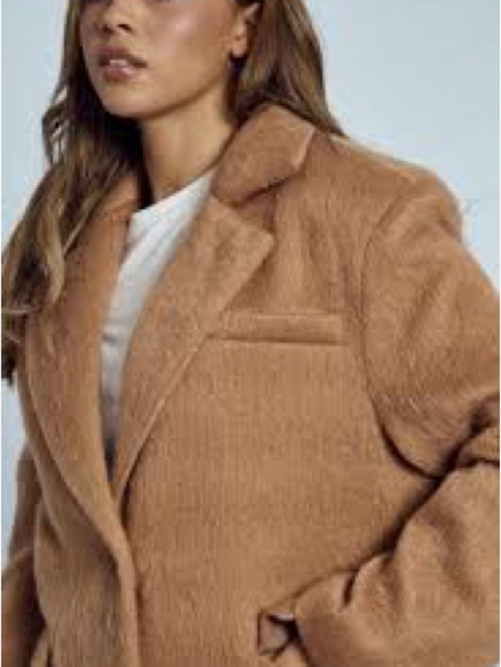 Fuzzy blazer